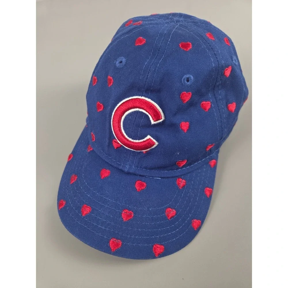 Chicago CUBS Toddler New Era 9Twenty‎ Baseball Cap Hat Embroidered Hearts